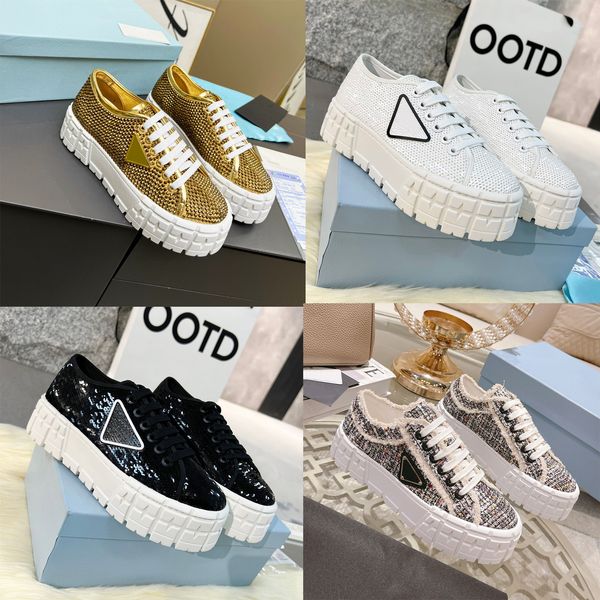 designer casual shoes nylon gabardine sneakers classic platform trainers men women rubber wheel sneaker satin leather canvas shoe 35-41, Black
designer casual shoes nylon gabardine sneakers classic platform trainers men women rubber wheel sneaker satin leather canvas shoe 35-41, Black