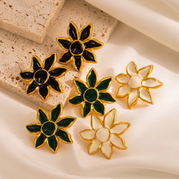 elegant party large flower stud earrings for women gold ear rings sweet fashion jewelry statement ear ring girls gift, Golden;silver
elegant party large flower stud earrings for women gold ear rings sweet fashion jewelry statement ear ring girls gift, Golden;silver