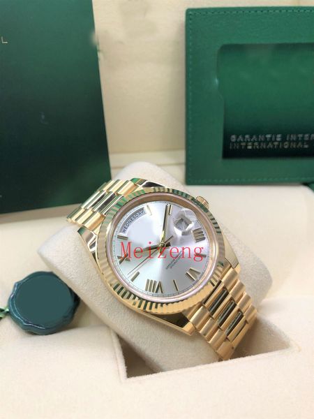 luxury wristwatch day date 40 yellow gold silver dial 2023 watch 40mm 228238 men's automatic, Slivery;golden
luxury wristwatch day date 40 yellow gold silver dial 2023 watch 40mm 228238 men's automatic, Slivery;golden