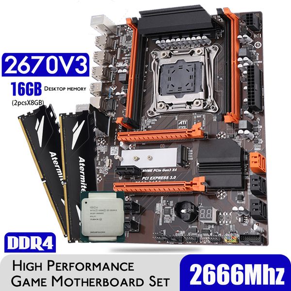 turbo ddr4 d4 motherboard set with xeon e5 2670 v3 lga2011-3 cpu 2pcs x 8gb 16gb 2666mhz memory deskram
turbo ddr4 d4 motherboard set with xeon e5 2670 v3 lga2011-3 cpu 2pcs x 8gb 16gb 2666mhz memory deskram