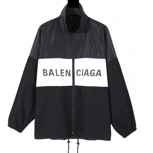 fashion couples bbalencigass jacket high edition autumn winter paris printed color blocking waterproof men women, Black;brown
fashion couples bbalencigass jacket high edition autumn winter paris printed color blocking waterproof men women, Black;brown