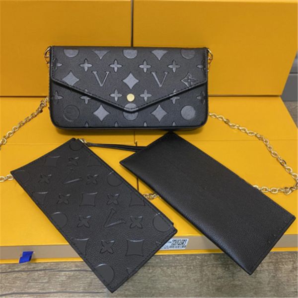 luxurys bag favorite multi accessories 3 pcs/set women crossbody purse messenger bags handbags flowers shoulder lady leather with box 61276
luxurys bag favorite multi accessories 3 pcs/set women crossbody purse messenger bags handbags flowers shoulder lady leather with box 61276
