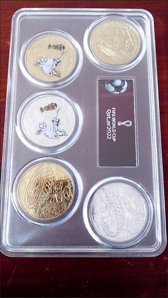 collectable 2022 world cup commemorative coin football commemorative three dimensional relief metal sports medal gift five piece suit diamet
collectable 2022 world cup commemorative coin football commemorative three dimensional relief metal sports medal gift five piece suit diamet