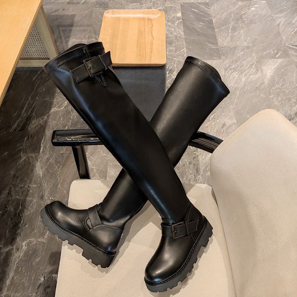 jimmy biker ii over the knee boots designer women leather knee high boot stretch bonded biker fashion sheepskin booties size 35-42, Black
jimmy biker ii over the knee boots designer women leather knee high boot stretch bonded biker fashion sheepskin booties size 35-42, Black