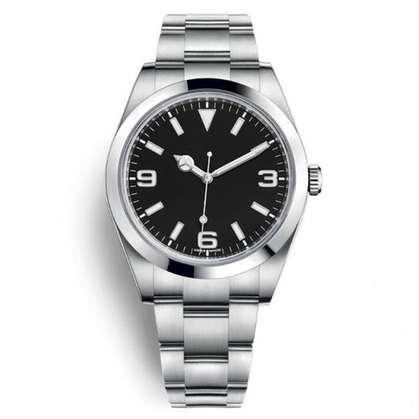 luxury sport mens wrist watch explorer i stainless steel black arabic index 39mm 3 6 9 new lume dial oyster bracelet 214270 - bran251h, Slivery;brown
luxury sport mens wrist watch explorer i stainless steel black arabic index 39mm 3 6 9 new lume dial oyster bracelet 214270 - bran251h, Slivery;brown