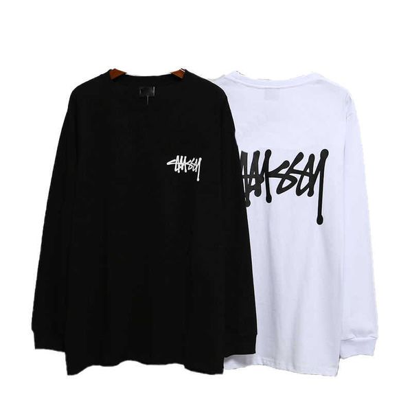 designer luxury stusi classic fashion trend versatile long sleeve loose thin simple men and women hip-hop street t-shirt bottoming, Black
designer luxury stusi classic fashion trend versatile long sleeve loose thin simple men and women hip-hop street t-shirt bottoming, Black