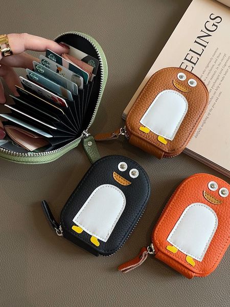 designer women's purse and card bag ultra-thin compact multi-slot anti-demagnetization cute leather, Red;black
designer women's purse and card bag ultra-thin compact multi-slot anti-demagnetization cute leather, Red;black