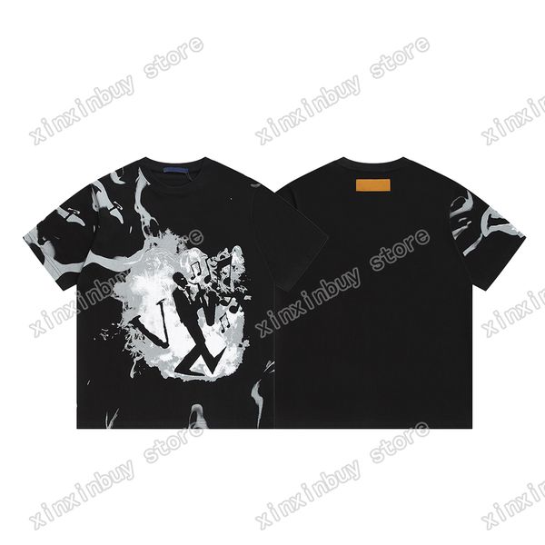 xinxinbuy men designer tee t shirt paris music playing pattern short sleeve cotton women white black apricot xs-2xl, Black;brown
xinxinbuy men designer tee t shirt paris music playing pattern short sleeve cotton women white black apricot xs-2xl, Black;brown