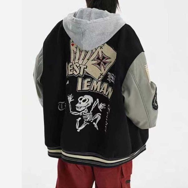men's jackets vintage skull graphic hip hop streetwear autumn loose baseball uniform women warm male coats jacket unisexmh36mh36, Black;brown
men's jackets vintage skull graphic hip hop streetwear autumn loose baseball uniform women warm male coats jacket unisexmh36mh36, Black;brown