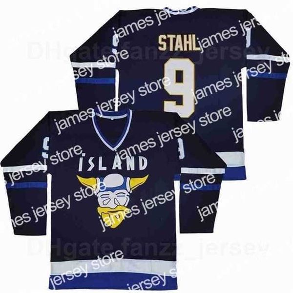 college hockey wears nik1 iceland mighty ducks college 9 gunnar stahl jersey men movie ice hockey team color away navy blue all stitched uni, Black
college hockey wears nik1 iceland mighty ducks college 9 gunnar stahl jersey men movie ice hockey team color away navy blue all stitched uni, Black
