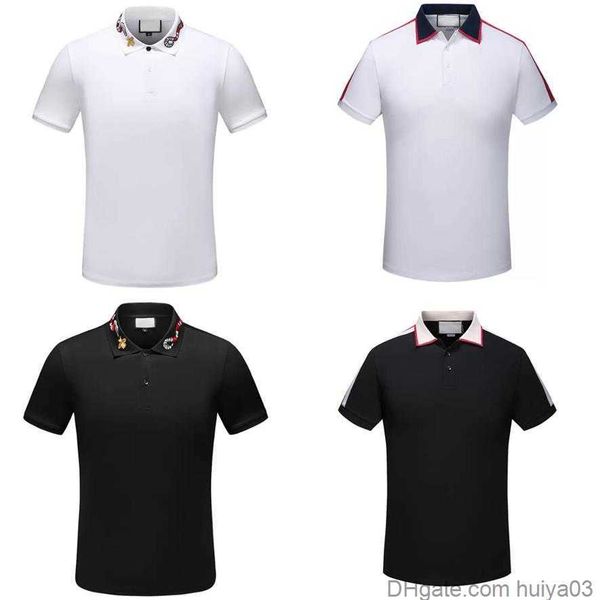 summer designer for man stripe business polo shirt t shirts snake bee floral mens embroidery mens polos t-shirt tshirts huiya03, White;black
summer designer for man stripe business polo shirt t shirts snake bee floral mens embroidery mens polos t-shirt tshirts huiya03, White;black