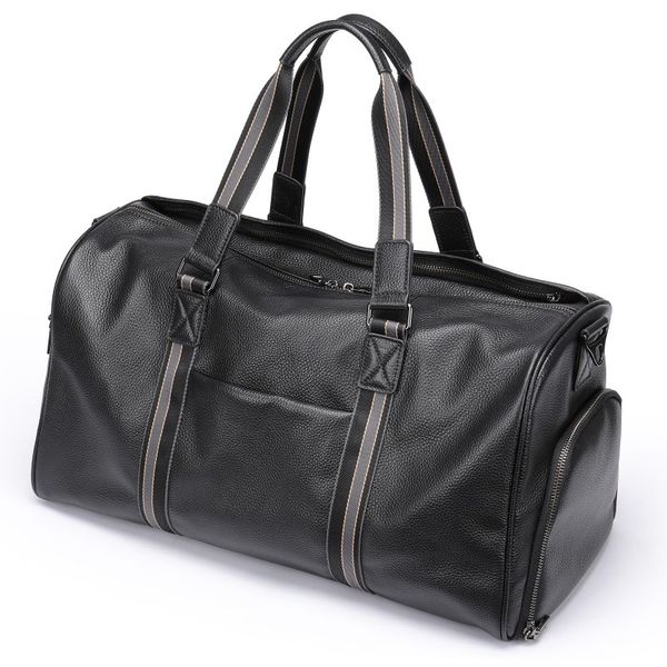 cow leather duffel bags with shoe compartment and removable shoulder strap business travel bag, Blue;pink
cow leather duffel bags with shoe compartment and removable shoulder strap business travel bag, Blue;pink
