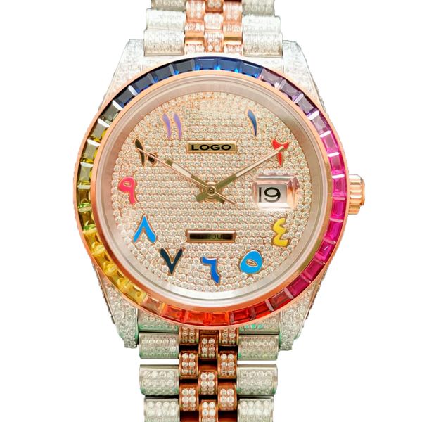 stainless steel watches bust down watch 41mm men wristwatches 904 steel with auto movement all iced out cz and ar factory mechanical timepie, Slivery;brown
stainless steel watches bust down watch 41mm men wristwatches 904 steel with auto movement all iced out cz and ar factory mechanical timepie, Slivery;brown