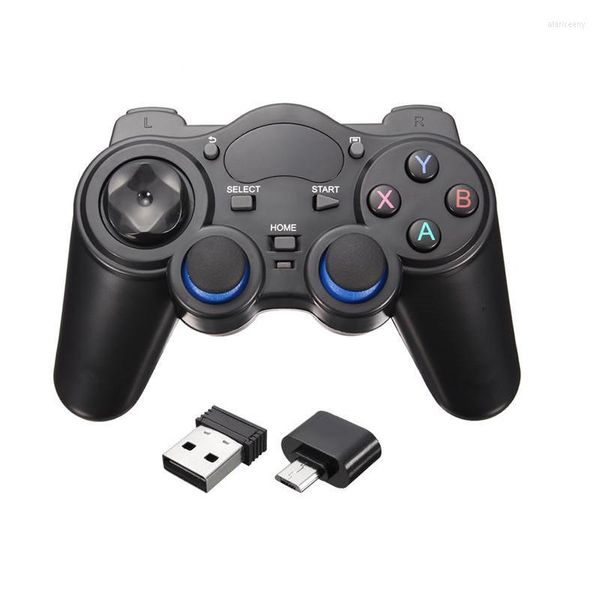 Image of Game Controllers 2.4 G Controller Gamepad Android Wireless Joystick Joypad With OTG Converter For PS3/Smart Phone Tablet PC Smart TV Box