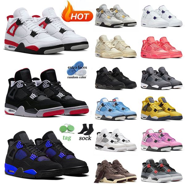 4s mens women og basketball shoes jumpman 4 iv sneakers red cement bred blue thunder pn dust purple metallic punch black cat university pink, White;red
4s mens women og basketball shoes jumpman 4 iv sneakers red cement bred blue thunder pn dust purple metallic punch black cat university pink, White;red