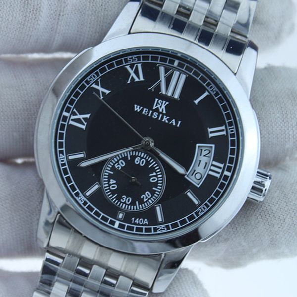 fashion business multifunctional watch automatic calendar luminous stainless steel men's waterproof sports watch, Slivery;golden
fashion business multifunctional watch automatic calendar luminous stainless steel men's waterproof sports watch, Slivery;golden