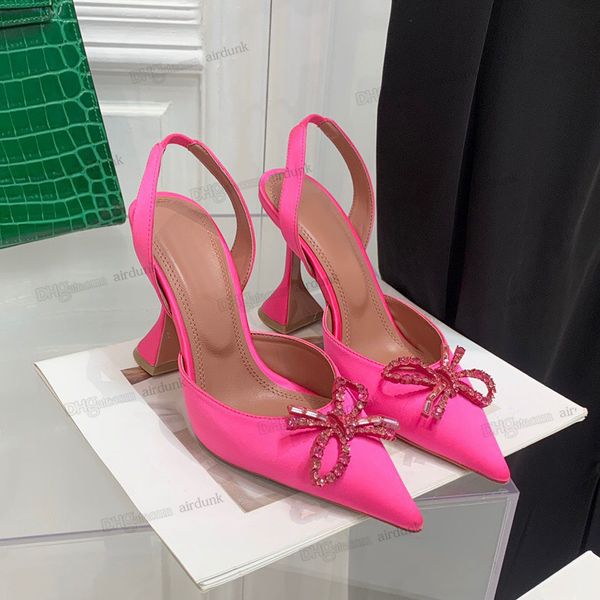 wedding sandals heeled shoes dress shoe luxury designer satin high amina muaddi heel bow crystal-embellished buckle pointed toe sunflower pc, Black
wedding sandals heeled shoes dress shoe luxury designer satin high amina muaddi heel bow crystal-embellished buckle pointed toe sunflower pc, Black