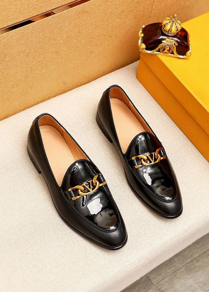 luxury brand mens oxfords dress shoes leisure casual genuine leather office hardware gold buckle size 38-45, Black
luxury brand mens oxfords dress shoes leisure casual genuine leather office hardware gold buckle size 38-45, Black