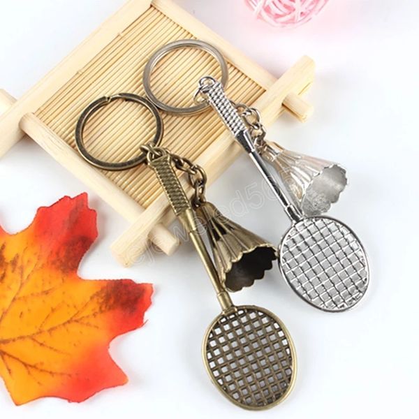badminton racket keychain cute sport mini keychain personalized pendant metal keyring backpack hanging decorations, Silver
badminton racket keychain cute sport mini keychain personalized pendant metal keyring backpack hanging decorations, Silver