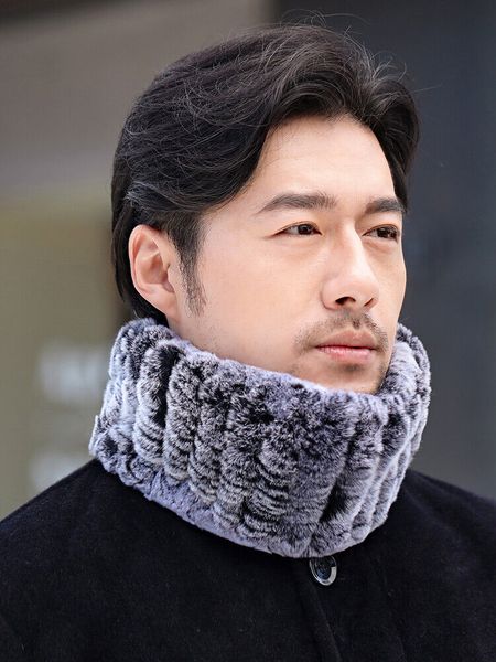 men's real rex rabbit fur scarf winter warm neckerchiefs gaiter black grey blue, Blue;gray
men's real rex rabbit fur scarf winter warm neckerchiefs gaiter black grey blue, Blue;gray