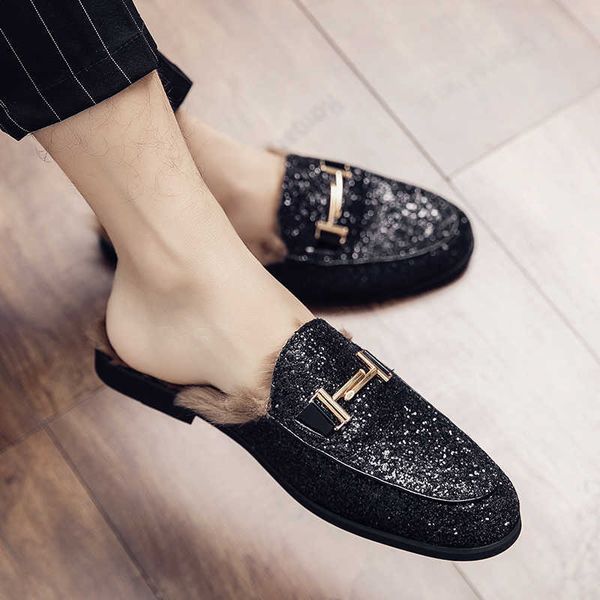 boots fur man loafers slippers winter casual shoes lightweight half for men flats plush mules outdoor mule masculino big size 46 221215, Black
boots fur man loafers slippers winter casual shoes lightweight half for men flats plush mules outdoor mule masculino big size 46 221215, Black