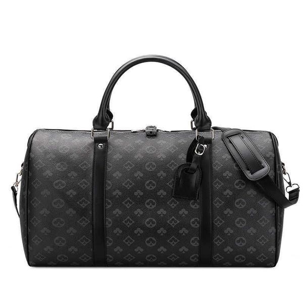 2022 Men Sport Duffel Bags Outdoor Packs Handbags Luxurys Designers Fashion Luggage Bag Women Leather Travel Handbag Man Tote with Lock 55cm, Size:55cm
2022 Men Sport Duffel Bags Outdoor Packs Handbags Luxurys Designers Fashion Luggage Bag Women Leather Travel Handbag Man Tote with Lock 55cm, Size:55cm