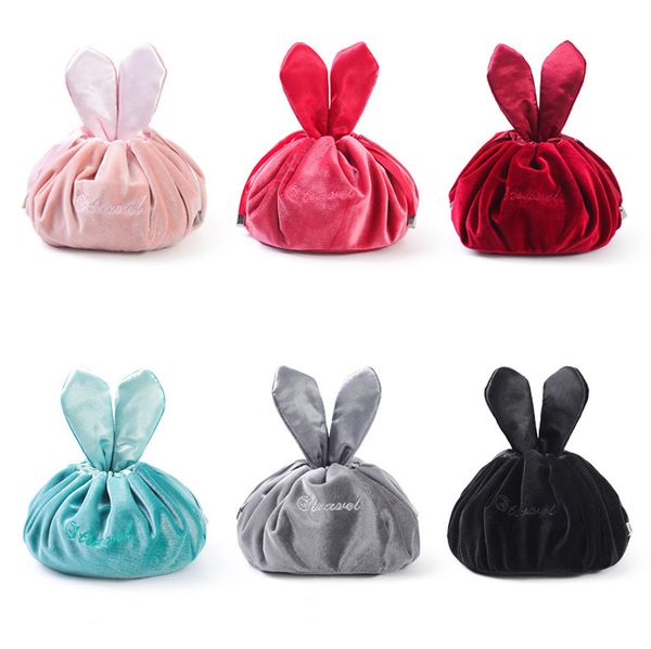 dhl50pcs toiletry kits women plush plain rabbit shaped foldable sport travel wash bag mix color
dhl50pcs toiletry kits women plush plain rabbit shaped foldable sport travel wash bag mix color