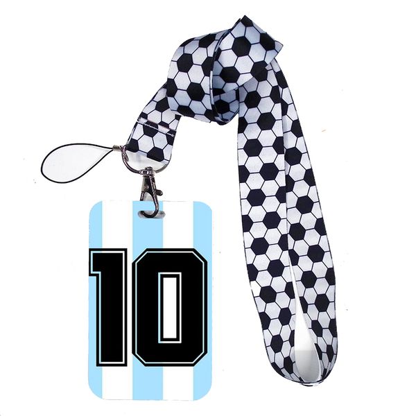 football series id card pass hang accessories holder keychain lanyard pass card holder, Silver
football series id card pass hang accessories holder keychain lanyard pass card holder, Silver