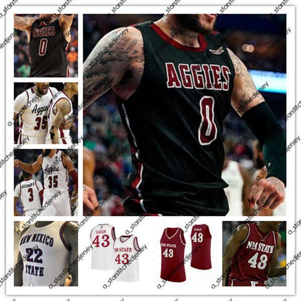 college basketball wears ncaa college new mexico state aggies basketball jerseys pascal siakam xavier pinson anthony roy deshawndre washingt, Black
college basketball wears ncaa college new mexico state aggies basketball jerseys pascal siakam xavier pinson anthony roy deshawndre washingt, Black
