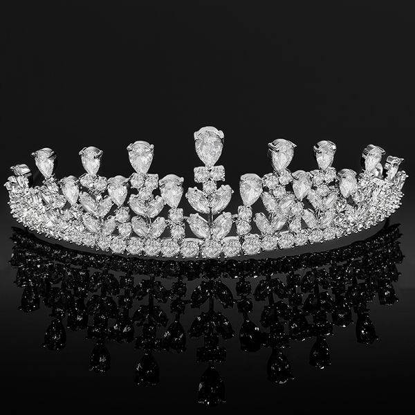 crystal flower tiaras for women wedding crowns zircon diadem princess headwear bridal hair accessories prom party gift, Slivery;golden
crystal flower tiaras for women wedding crowns zircon diadem princess headwear bridal hair accessories prom party gift, Slivery;golden