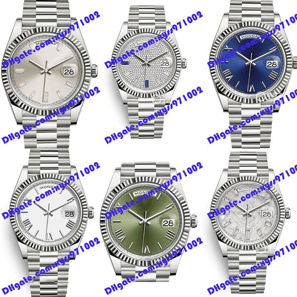 6 model blue men's watch 2813 automatic mechanical watch m228239 40mm green roman dial stainless steel wristwatch calendar display diam, Slivery;brown
6 model blue men's watch 2813 automatic mechanical watch m228239 40mm green roman dial stainless steel wristwatch calendar display diam, Slivery;brown
