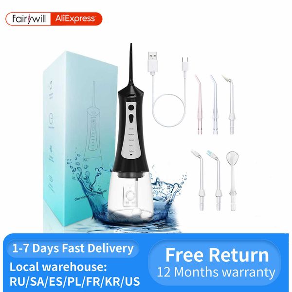 oral irrigators other hygiene fairywill water flosser 5 modes portable rechargeable dental jet 6 nozzles proof 300ml tank irrigator for teet
oral irrigators other hygiene fairywill water flosser 5 modes portable rechargeable dental jet 6 nozzles proof 300ml tank irrigator for teet