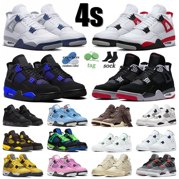 mens 4 4s basketball shoes jumpman iv high sneakers midnight navy red cement bred thunder black cat sail infrared university blue military m, White;red
mens 4 4s basketball shoes jumpman iv high sneakers midnight navy red cement bred thunder black cat sail infrared university blue military m, White;red