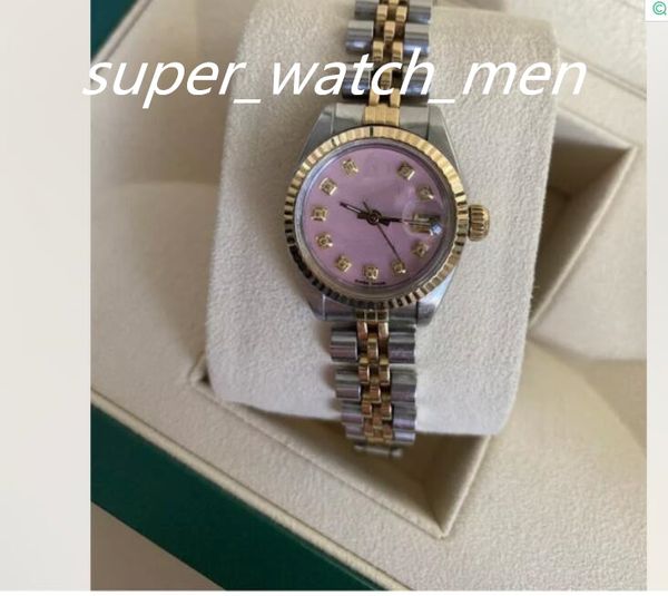 women's watch 31mm automatic movement gold jubilee stainless steel datejust pink dial lady ladies wristwatches, Slivery;brown
women's watch 31mm automatic movement gold jubilee stainless steel datejust pink dial lady ladies wristwatches, Slivery;brown