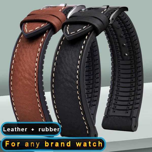 watch bands italy genuine leather skin watchband soft waterproof rubber 19mm 20mm 21m 22m 23mm man strap for omega hamilton tissot tag heuer, Black;brown
watch bands italy genuine leather skin watchband soft waterproof rubber 19mm 20mm 21m 22m 23mm man strap for omega hamilton tissot tag heuer, Black;brown