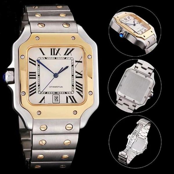 silver -gold men watch classic square design stainless steel mens watches automatic movement glide sweep move wristwa2949, Slivery;brown
silver -gold men watch classic square design stainless steel mens watches automatic movement glide sweep move wristwa2949, Slivery;brown