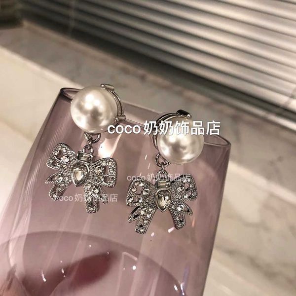 designer miao's woman earrings pearl earrings female style big earrings, Golden