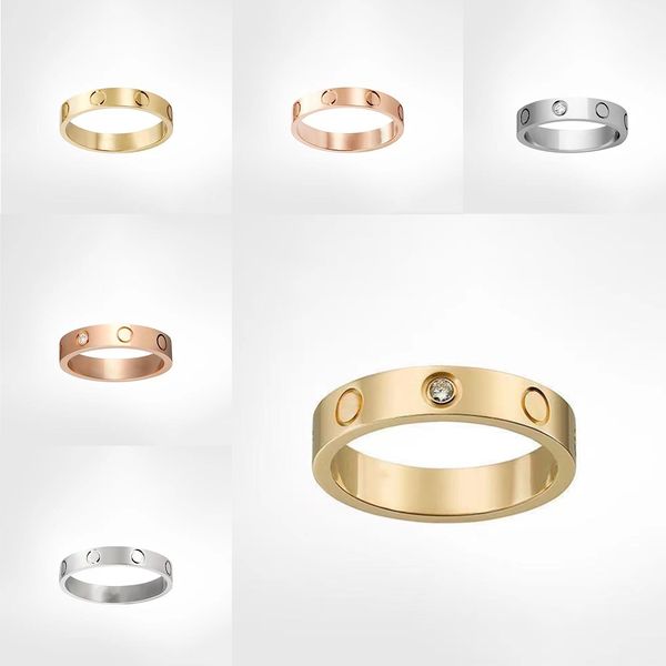 men's and women's love rings classic designer rings wedding anniversary valentine's gift engagement ring fashion luxury jewle, Silver
men's and women's love rings classic designer rings wedding anniversary valentine's gift engagement ring fashion luxury jewle, Silver