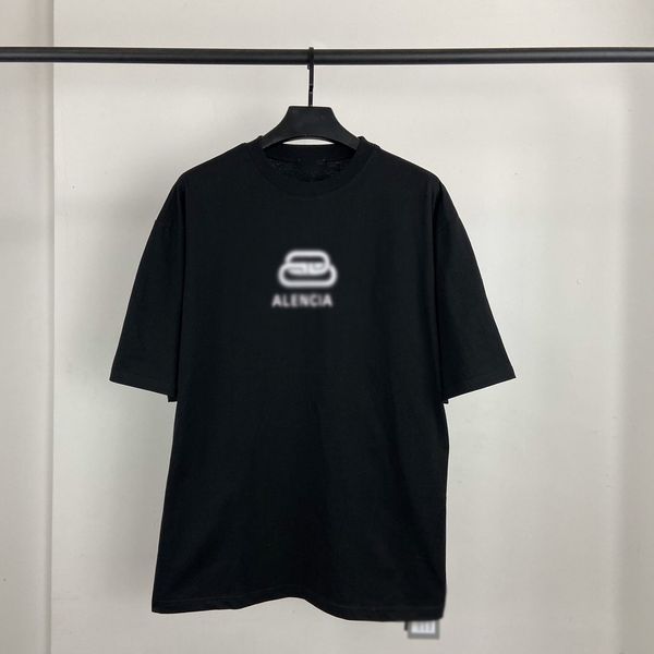 men's t-shirts high-weight couple's classic monogrammed short-sleeved t-shirt for men and women, White;black
men's t-shirts high-weight couple's classic monogrammed short-sleeved t-shirt for men and women, White;black
