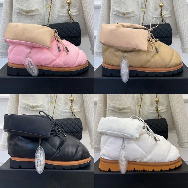 pillow comfore ankle boots women soft down shoe designer flat shoes waterproof nylon upper winter boots big size 35-42, Black
pillow comfore ankle boots women soft down shoe designer flat shoes waterproof nylon upper winter boots big size 35-42, Black