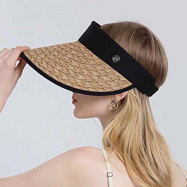 beanie/skull caps fashion foldable sun hat cap female summer 2022 outdoor casual anti uv cycling tennis visor hat straw empty hats for women, Blue;gray
beanie/skull caps fashion foldable sun hat cap female summer 2022 outdoor casual anti uv cycling tennis visor hat straw empty hats for women, Blue;gray