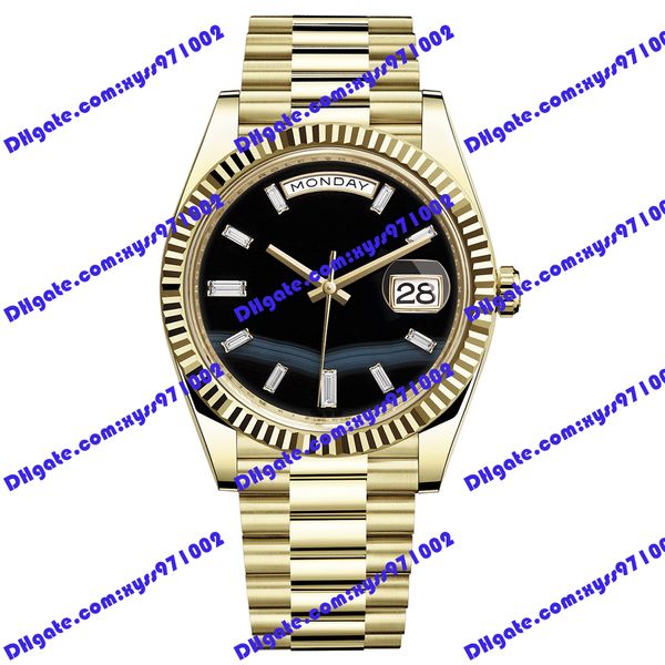 high-quality men's watch 2813 automatic mechanical watch 228238 40mm black dial gold stainless steel wristwatch calendar display 228235, Slivery;brown
high-quality men's watch 2813 automatic mechanical watch 228238 40mm black dial gold stainless steel wristwatch calendar display 228235, Slivery;brown