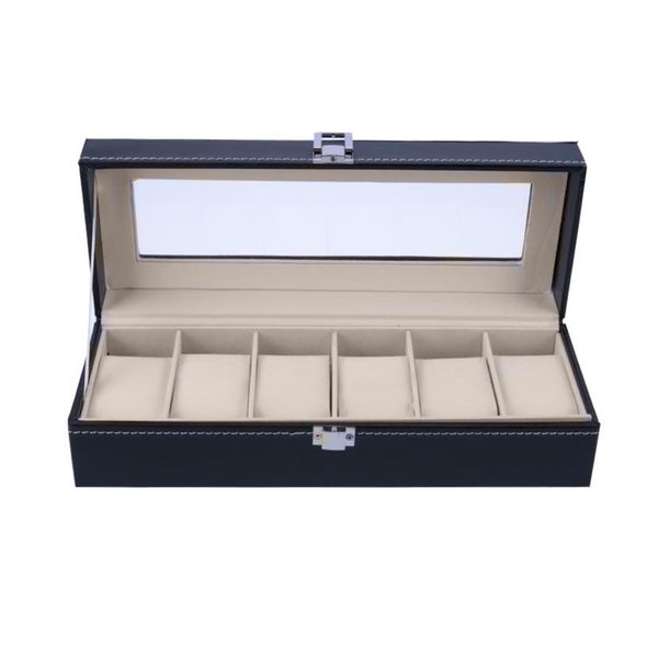 6 slots wrist watch display case box jewelry storage organizer box with cover case jewelry watches display holder organizer288o, Black;blue
6 slots wrist watch display case box jewelry storage organizer box with cover case jewelry watches display holder organizer288o, Black;blue