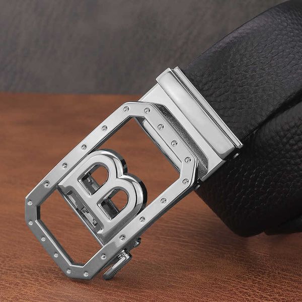 casual automatic buckle b letter belts men luxury full grain leather fashion for male waistband ceinture homme 1216, Black;brown
casual automatic buckle b letter belts men luxury full grain leather fashion for male waistband ceinture homme 1216, Black;brown