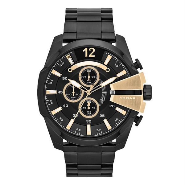fashion brand men big case mutiple dials stainless steel band date quartz wrist watch 4338297i, Slivery;brown
fashion brand men big case mutiple dials stainless steel band date quartz wrist watch 4338297i, Slivery;brown