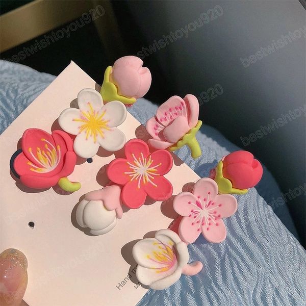 pink peach blossom barrettes hairpin for women girls sweet fresh cute bangs broken hair clip hairwear accessories, Golden;silver
pink peach blossom barrettes hairpin for women girls sweet fresh cute bangs broken hair clip hairwear accessories, Golden;silver