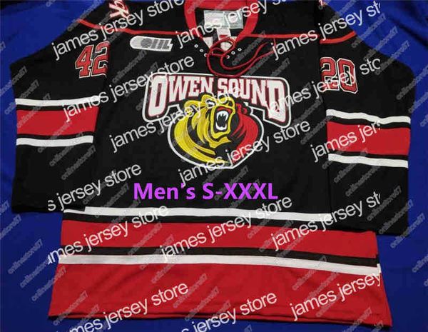 college hockey wears customize vintage mens irving sound attack 19 cianfrone 2 cutting 23 schmalz 28 halmo 27 nastasiuk hockey jersey embroi, Black
college hockey wears customize vintage mens irving sound attack 19 cianfrone 2 cutting 23 schmalz 28 halmo 27 nastasiuk hockey jersey embroi, Black