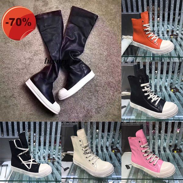 boots designer rick boots high owen platform booties men women canvas shoes retro over the knee booties increase thick bottom boot with box, Black
boots designer rick boots high owen platform booties men women canvas shoes retro over the knee booties increase thick bottom boot with box, Black
