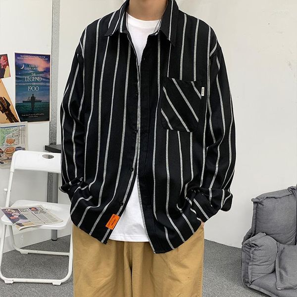 men's t shirts harajuku striped streetwear spring autumn winter casual men oversized korean long-sleeved, White;black
men's t shirts harajuku striped streetwear spring autumn winter casual men oversized korean long-sleeved, White;black