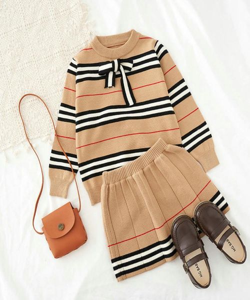 autumn kids clothing set bow tie knit sweater pleated skirt cute school style little girls outfits toddler clolthes5667795, White
autumn kids clothing set bow tie knit sweater pleated skirt cute school style little girls outfits toddler clolthes5667795, White